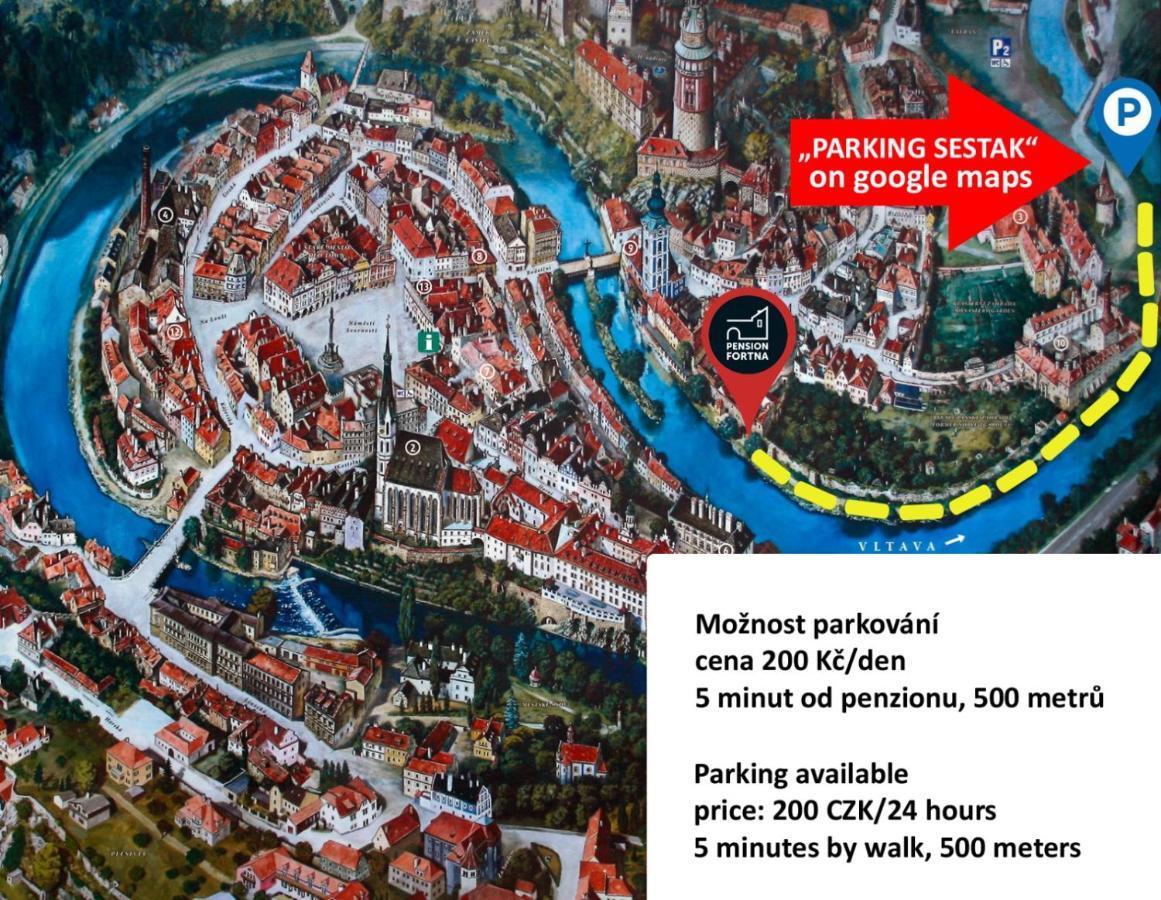 Pension Fortna Cesky Krumlov Ngoại thất bức ảnh